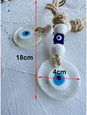 Uplift Treasures Evil Eye Macrame Wall Hanging Decor 13