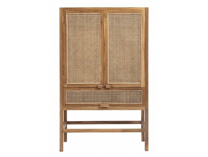 Nordal Teak kast met webbing