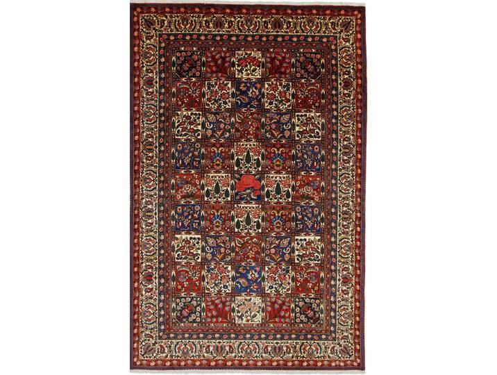 Bakhtiar Alt Baba Heydar Teppich 202x313 Handgeknüpft Orientteppich Perserteppich Wolle