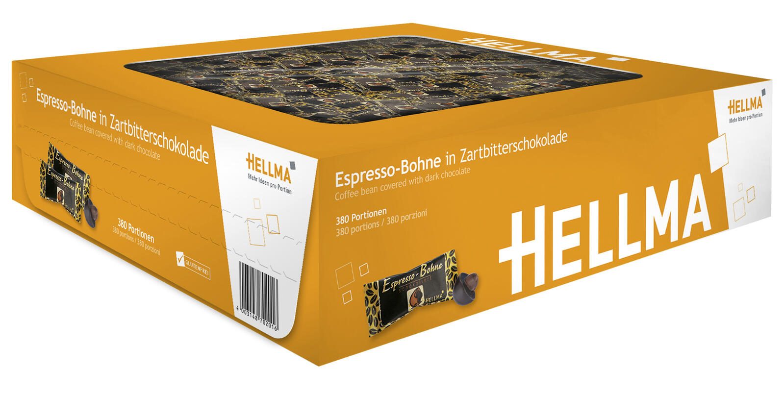 HELLMA Espresso-Bohne in Zartbitterschokolade 70000174