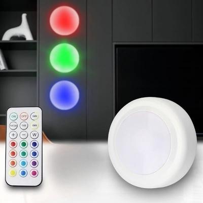 Remote Controlled Mini LED Puck Light Set Remote Controlled Mini LED Puck Light Set