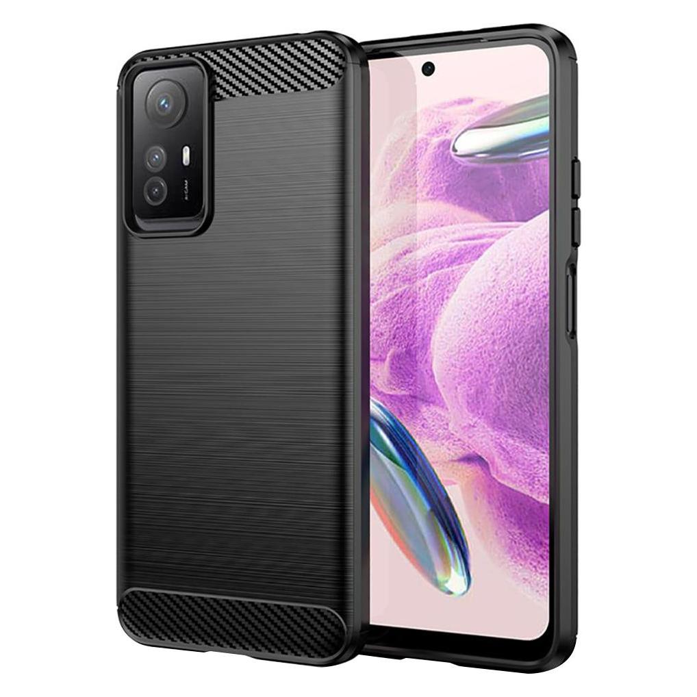 Techsuit - Carbon Silicone - Xiaomi Redmi Note 12S - Black (Xiaomi Redmi Note 12S) (56343150)
