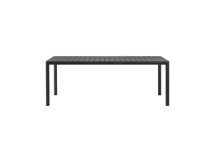 NARDI - Table rectangulaire Tevere - Noir - Résine de fibre de verre - Designer Raffaello Galiotto