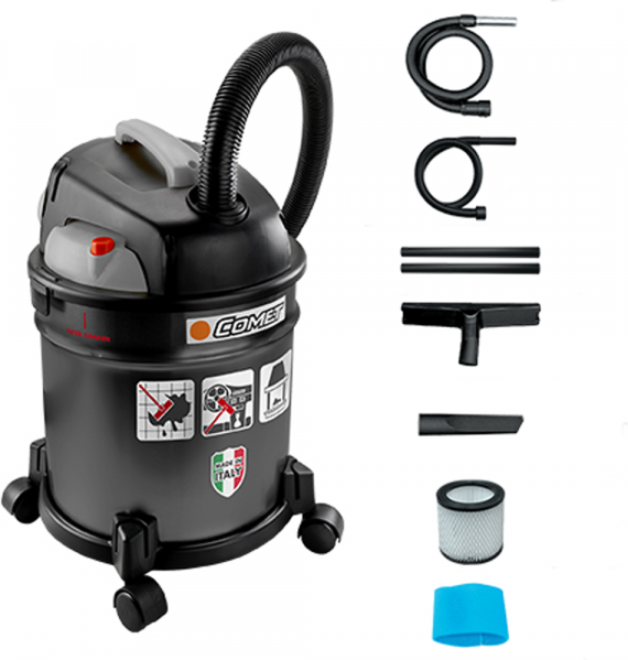Staubsauger/Aschesauger Comet CM 20 S - Multifunktion 4 in 1 - Premium Serie