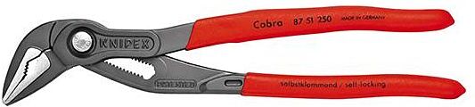 KNIPEX Cobra ES Wasserpumpenzange 4003773061267 Mehrkomponenten-Griffen, 250mm