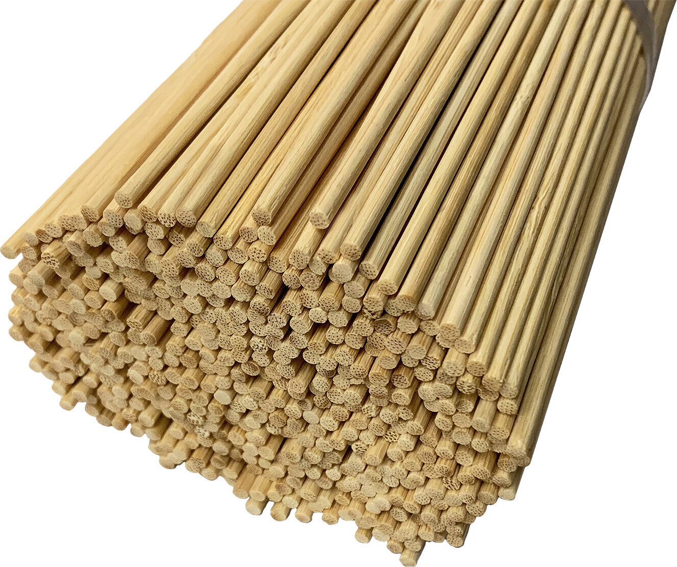 Set van 1000 bamboestokken, 3 mm x 50 cm, aan één kant spits, WTD Deutschland