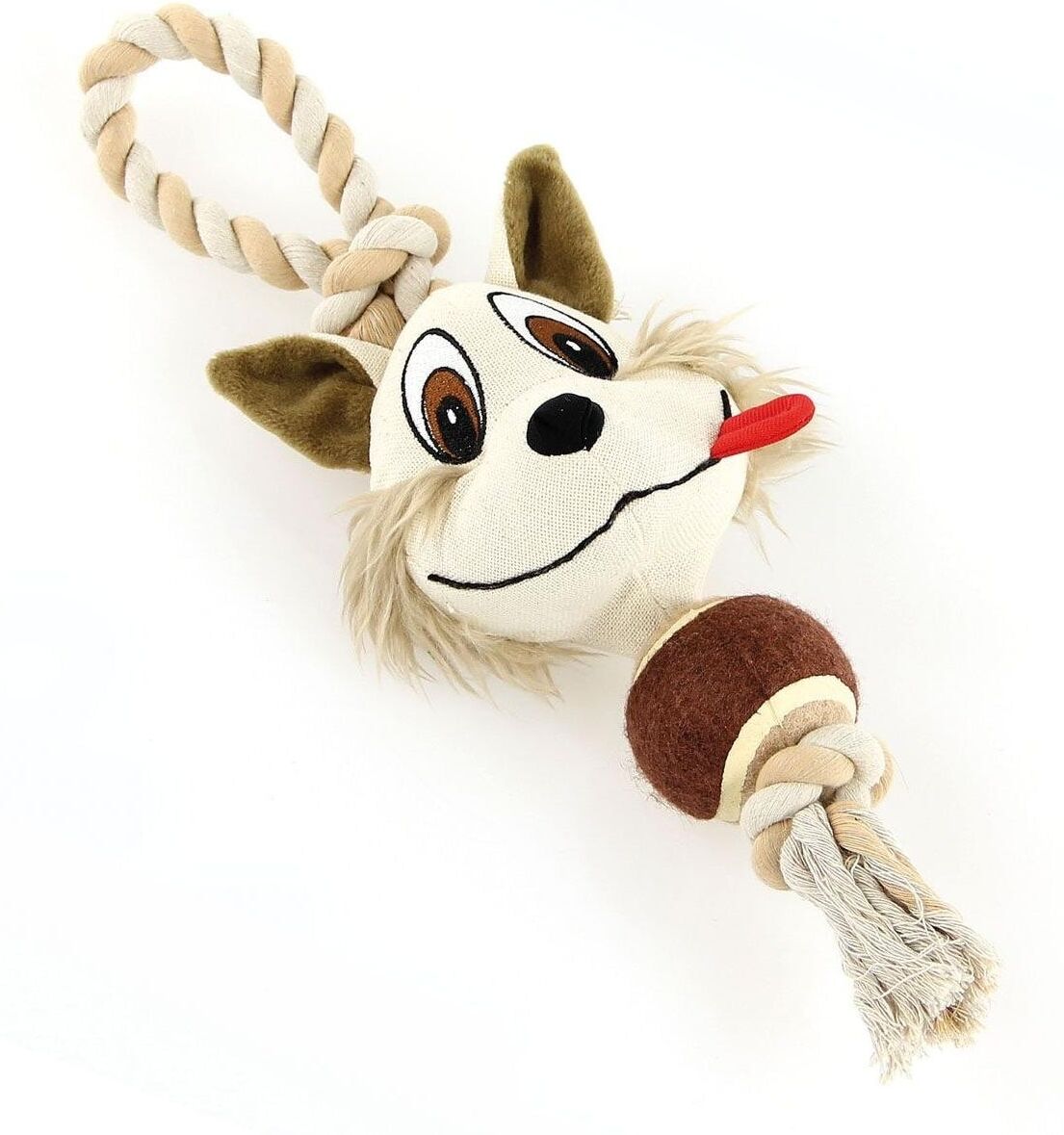 Tier-Intelligenzspielzeug SWISSPET "Crazy-Fox", beige (natur), L:40cm, Tierspielzeuge, Tier-Intelligenzspielzeug natur Einheitsgröße