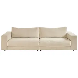 KAWOLA Sofa MADELINE 3-Sitzer Cord cremeweiß