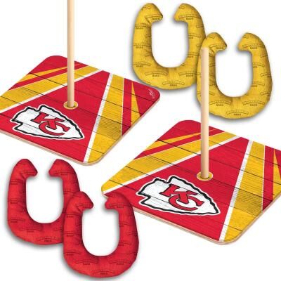 Skip's Garage Kansas City Chiefs NFL Horseshoe Bag Toss Game