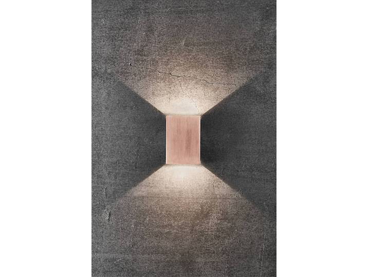LED-Wandleuchte Fold III 10 x 15 x 5cm Kupfer