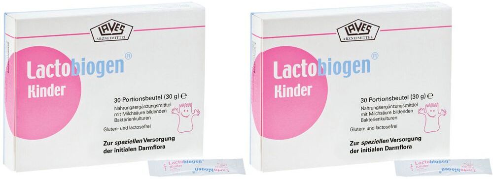 Laves 2x Lactobiogen Kinder Beutel 2x30 St