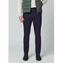 Hackett London für Herren. HM212487 Marineblaue Kensington Chino-Hose (38/32), Lässig, Baumwolle