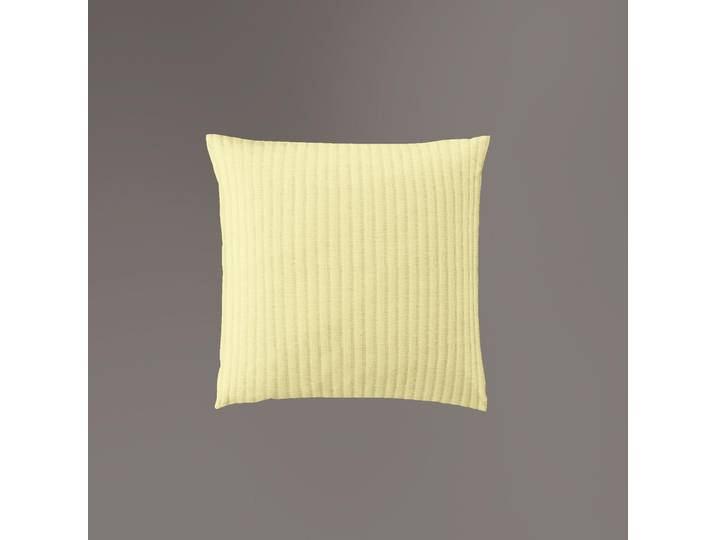 Kissenbezug IRISETTE Lumen 8129 , gelb (vanill), B:40cm L:40cm, Interlock-Jersey, Obermaterial: 100% Baumwolle, Kissenbezüge, Kissenbezug, hochwertig und traumhaft weich