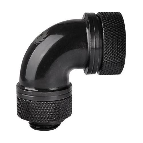 Thermaltake Pacific G1/4 PETG Tube 90-Degree compression-16mm OD - Black