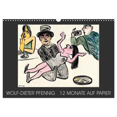 Wolf-Dieter Pfenning – 12 Monate auf Papier (Wandkalender 2027 DIN A3 quer), CALVENDO Monatskalender