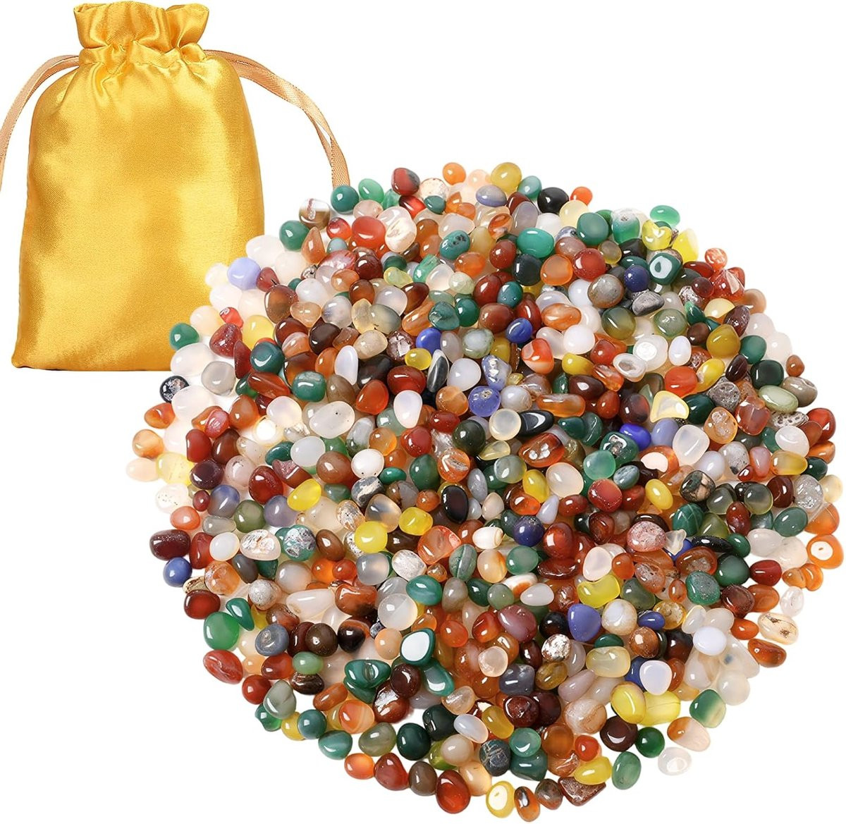 Edelstenen Mix van Echte Halfedelstenen voor Kinderen - Ca. 300g - Kleurrijk