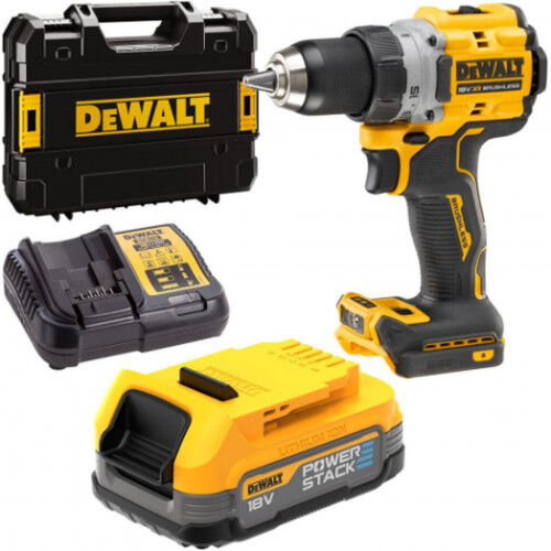 DeWALT DCD800E1T-QW Perceuse-visseuse XR (90Nm/18V/1x1,7Ah PowerStack) Tstak