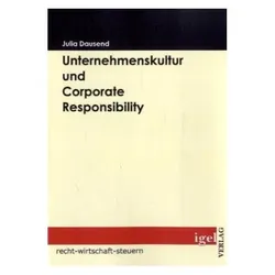 Unternehmenskultur und Corporate Responsibility, Fachbücher von Julia Dausend