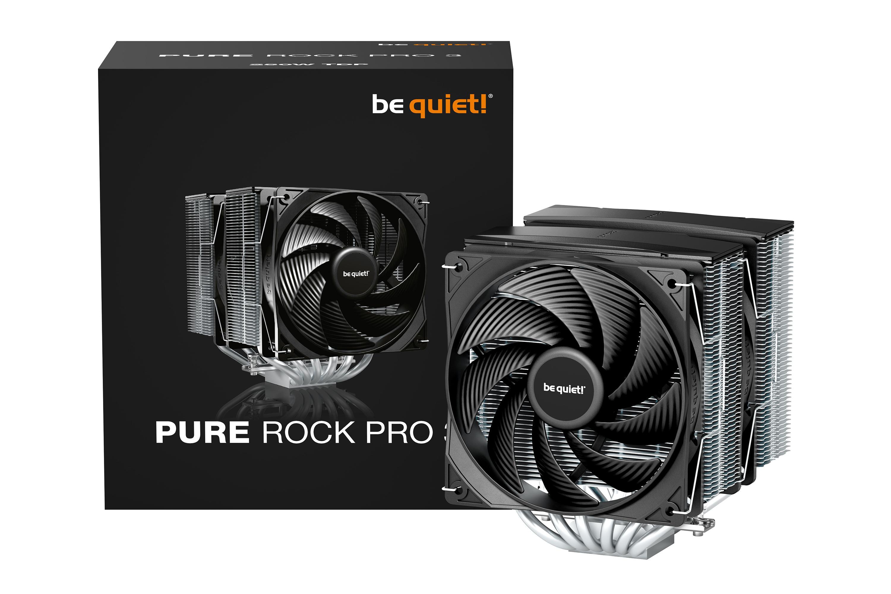be quiet! Pure Rock PRO 3 CPU Kühler für Intel und AMD CPU