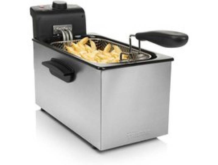 Friteuse Tristar FR-6946 - Zone froide - Thermostat réglable - 2000 W - Acier inoxydable - Inox/Noir - 3 L