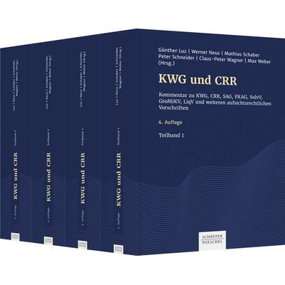KWG und CRR (4-bändige Gesamtausgabe), Gebundene Ausgabe von , Schäffer-Poeschel, 978-3-7910-4648-8