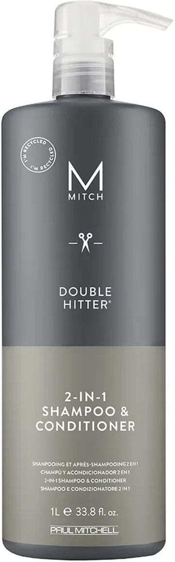 1L Paul Mitchell Mitch Double Hitter 2-in-1 Shampoo & Conditioner