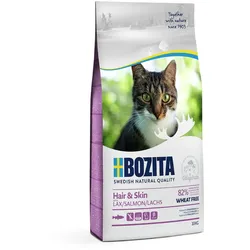 Bozita Hair & Skin Wheat Free Salmon Katzentrockenfutter 10 Kilogramm