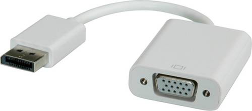 Roline DisplayPort / VGA Adapterkabel DisplayPort Stecker, VGA 15pol. Buchse 0.15 m Grau 12.03.3135 DisplayPort-Kabel