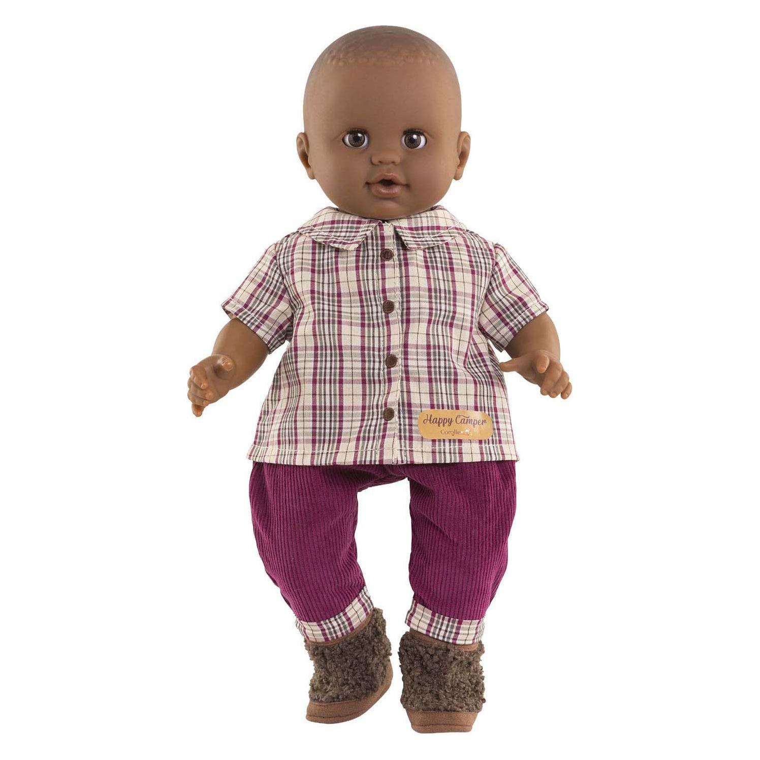Corolle Kariertes Hemd mit Hose Little Explorer - 36 cm (9000142110)