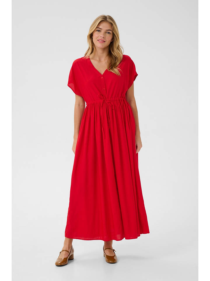 Kaffe Kleid in Rot - 46