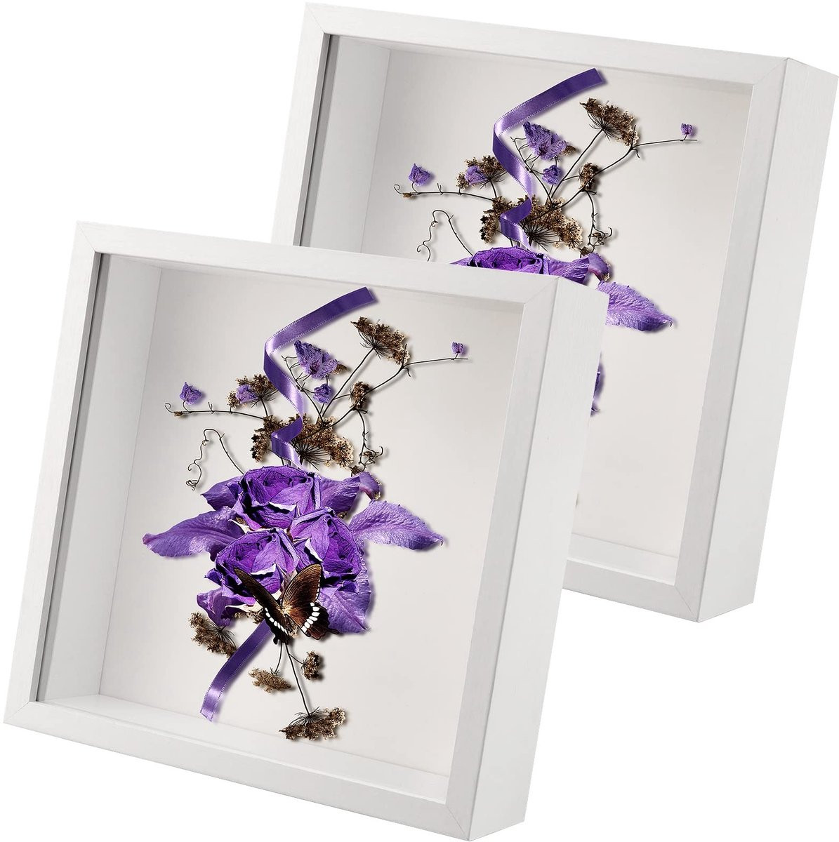 Omgoods Set van 2 Diepe Fotolijsten voor 3D Weergave