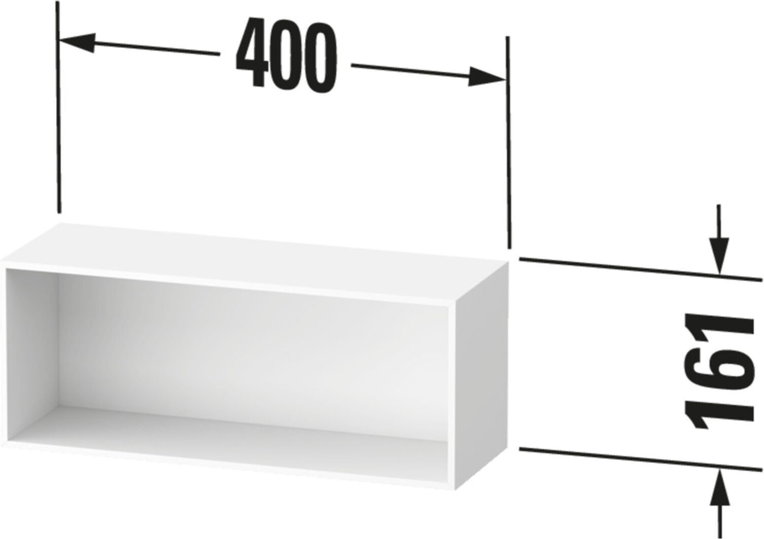 Duravit Regal Zencha 40x14x16,1cm, hor, taupe supermatt (ZE1210083830000)
