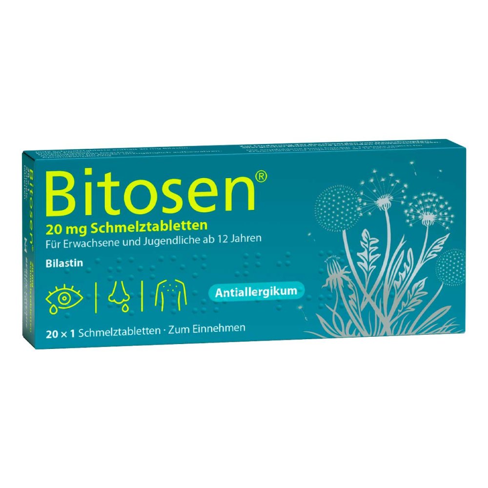 BERLIN-CHEMIE AG Bitosen 20 mg Schmelztabletten bei Allergien 18890537