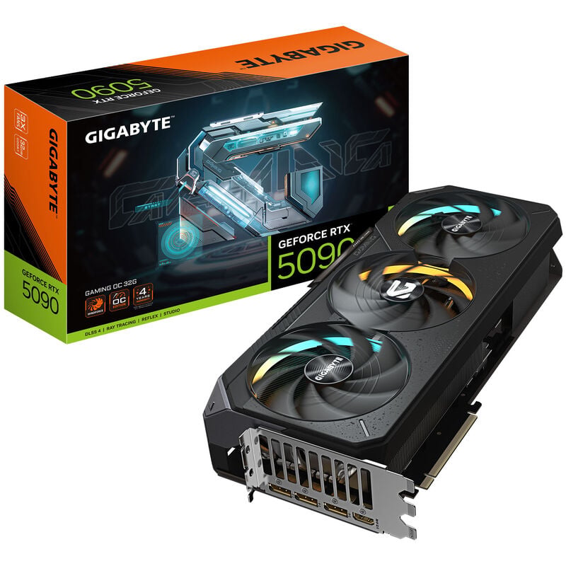 GIGABYTE GeForce RTX 5090 Gaming OC 32G, 32768 MB GDDR7