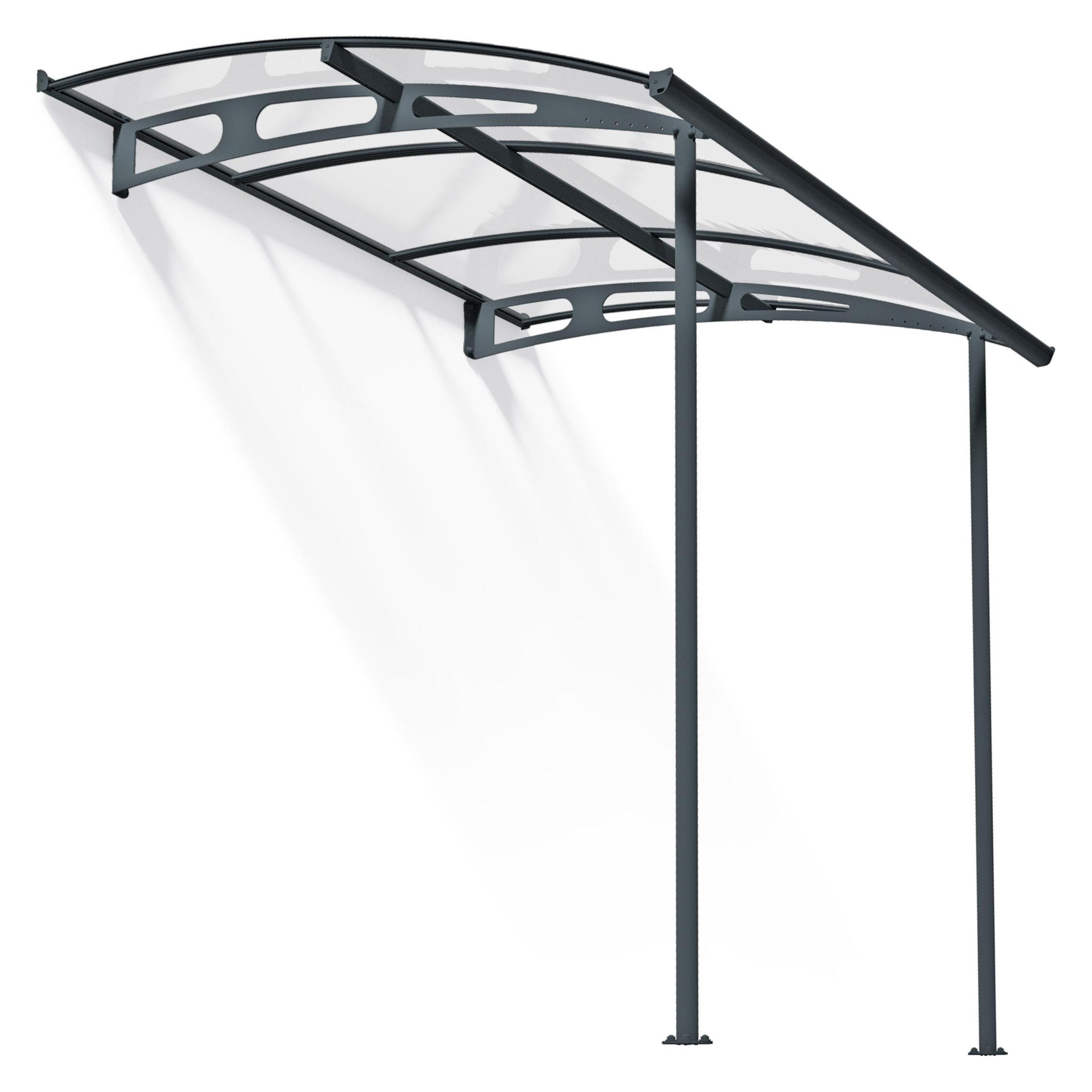 NSH Nordic Vordach Vega 199,6x200,5cm Grau (7290108131758)