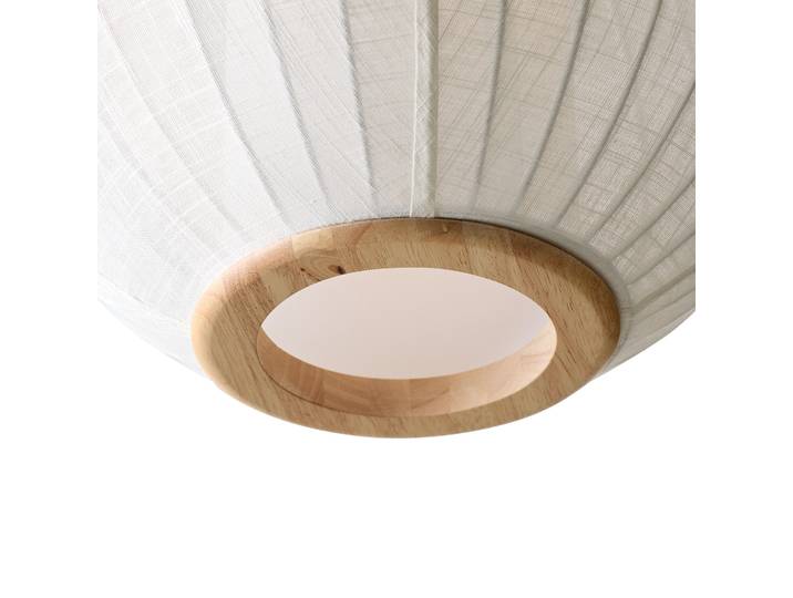 Suspension BALLOON, Ø 50 cm, crème, textile - Halo Design - Salle à manger - Tissu / textile - À ampoule unique