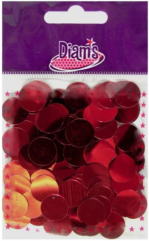 DIAM'S Sachet de 150 Miroirs rouge - Diam's