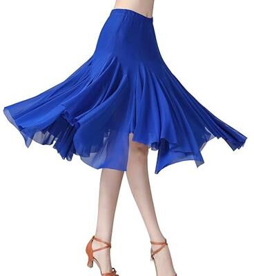 LightInthebox Women's Standard Dance 360-Degree Long Skirt Latin Salsa Rumba Flamenco Practice Dress