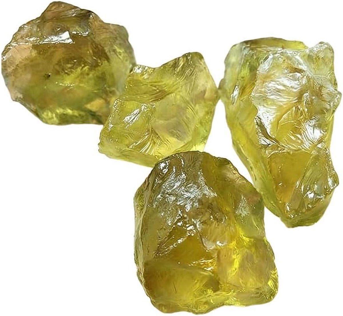 Natuurlijke Gele Topaas Kristal - Ruwe Steen voor Chakra Reiniging - 100g