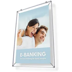 Spannrahmen 70x100 für Plakat Poster, Plakatrahmen, Posterrahmen Alu 70 x 100 cm
