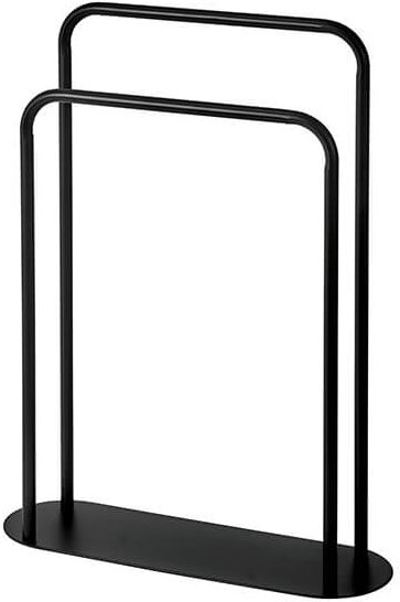 Showerdrape Aspen Black Towel Stand