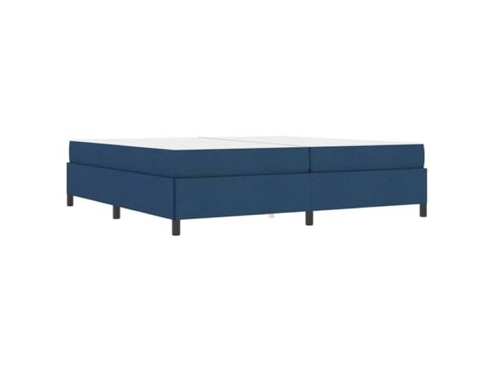 KKgypkn Boxspringbett mit Matratze Blau 200 x 200 cm Stoff – Modernes Design mit Taschenfederkern und Schaumfüllung für erholsamen Schlaf