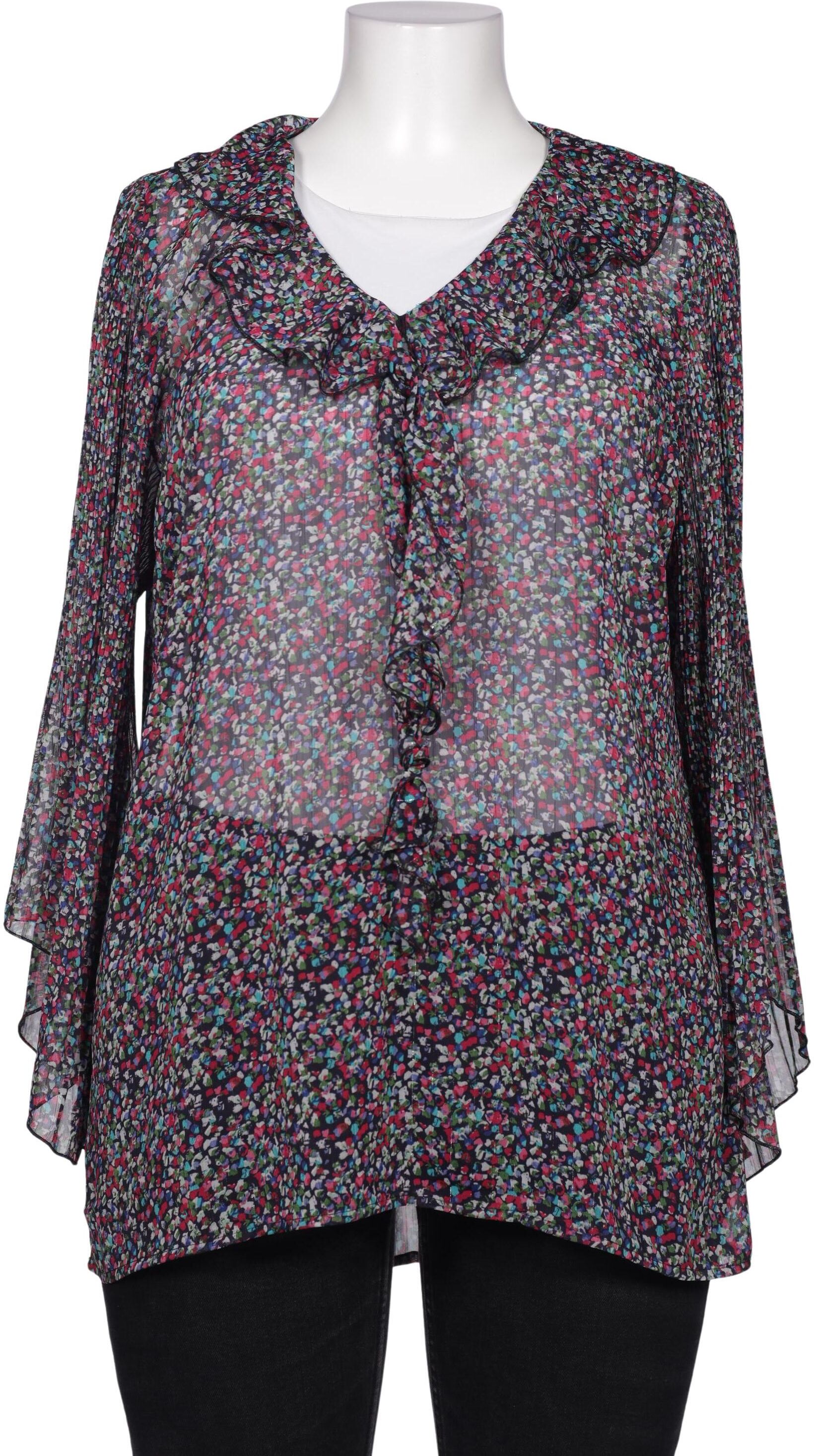 Kriss Trading Sweden Damen Bluse, Mehrfarbig, Gr. XL, Synthetik - Second Hand
