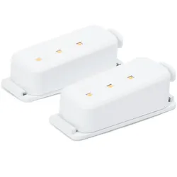 Tchibo - 2 LED-Schranklichter - 7x3x2,2cm - weiß -