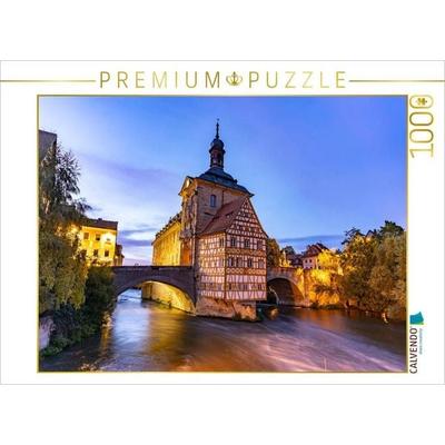CALVENDO Puzzle Rathaus Bamberg | 1000 Teile Lege-Größe 64x48cm Foto-Puzzle für glückliche Stunden