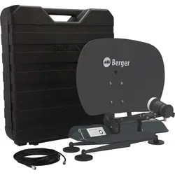 Berger Pathfinder 2.0 faltbare vollautomatische Sat-Anlage Grau
