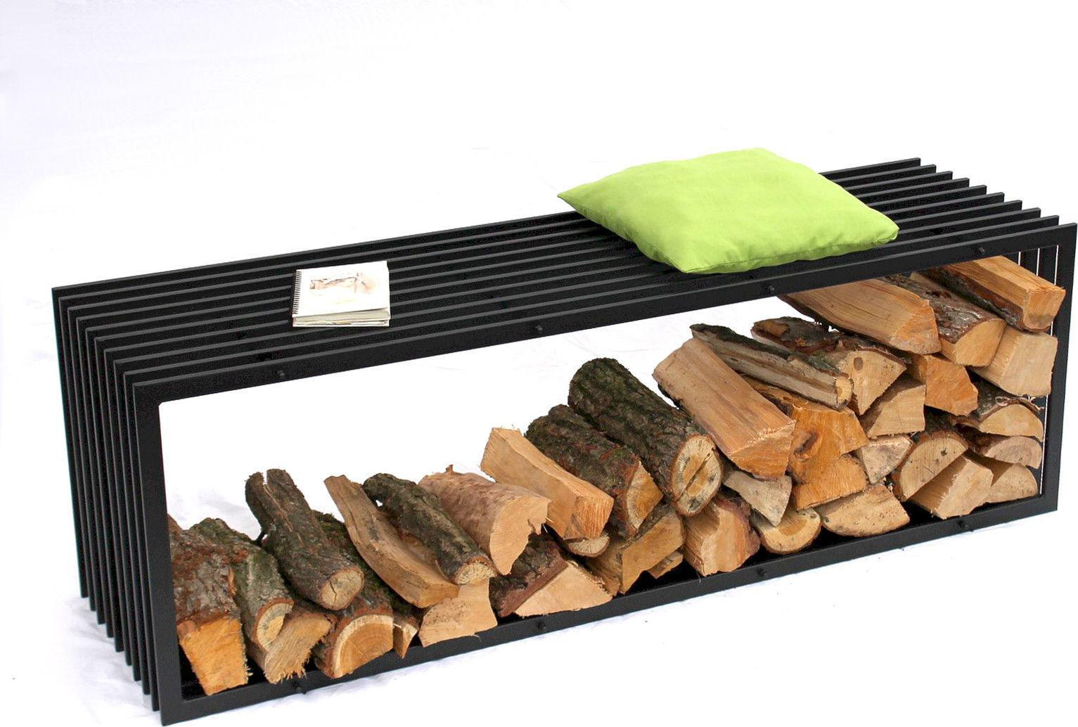 DanDiBo Houtrek D-stijl Bankmodel voor Houtkachel, 150 cm