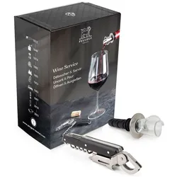 PEUGEOT Geschenkset WINE SERVICE Sommerliermesser Weinausgießer Wein Accessoires