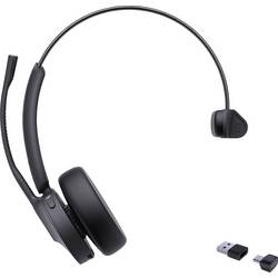 Yealink BH 70 Mono Teams USB-C/A On Ear Headset Bluetooth® Mono Schwarz Mikrofon-Rauschunterdrückung Microsoft Teams-Taste Telefon 1208705