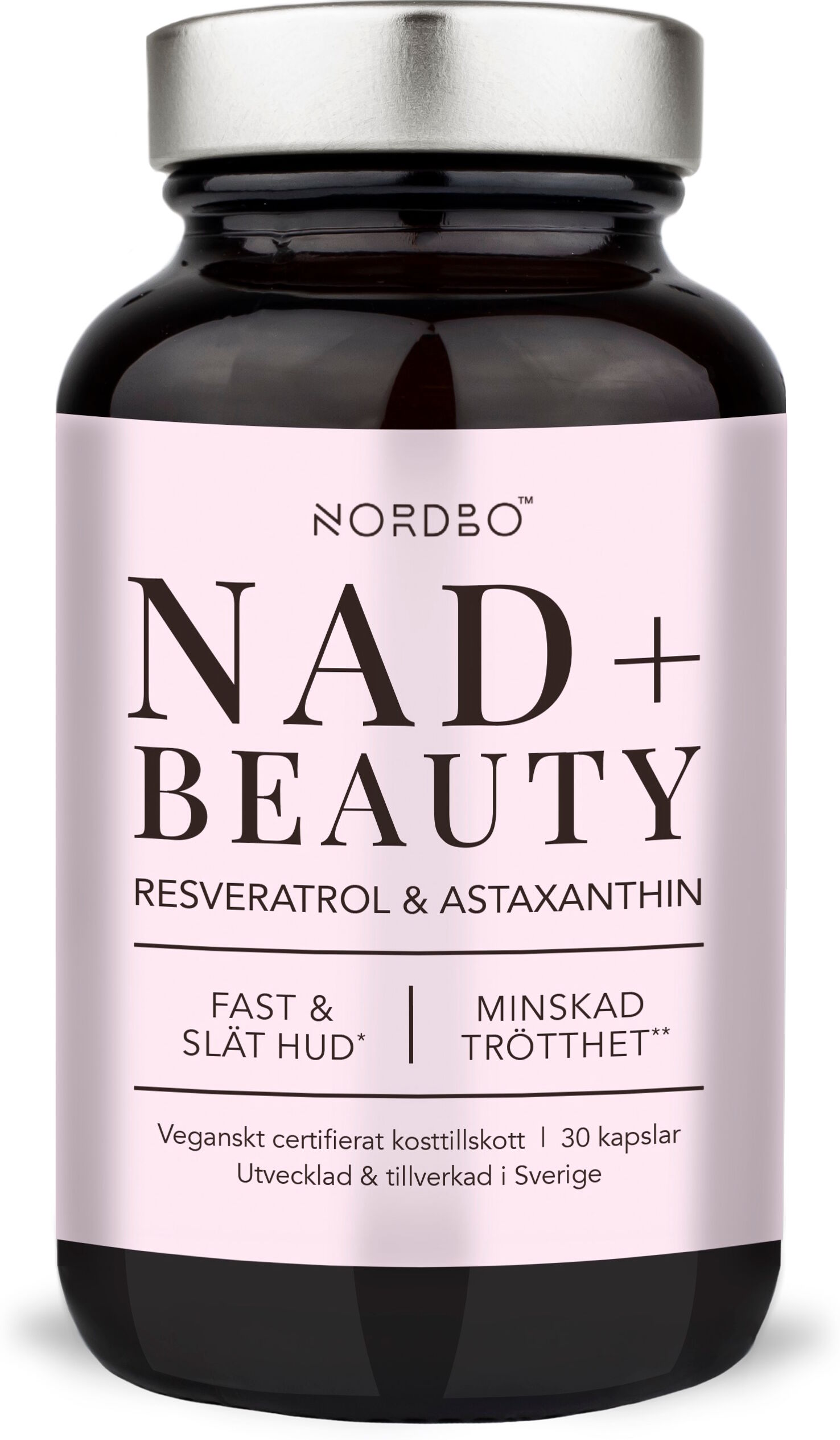 Nordbo NAD+ Beauty, 30 kap Kosttilskud 30 stk